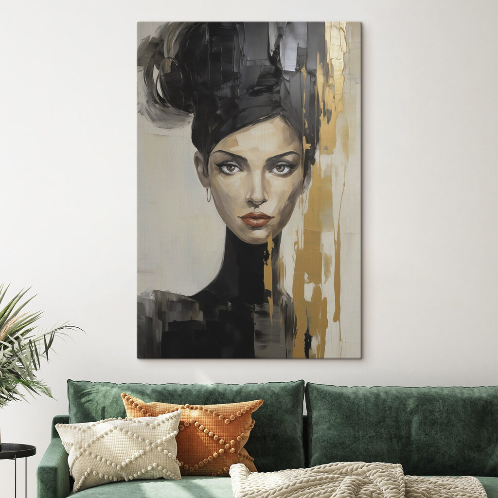 Painting of a woman Painting of a woman