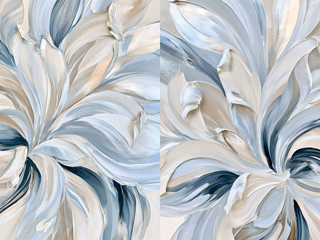 - Swirling soft shades of blue - Swirling soft shades of blue