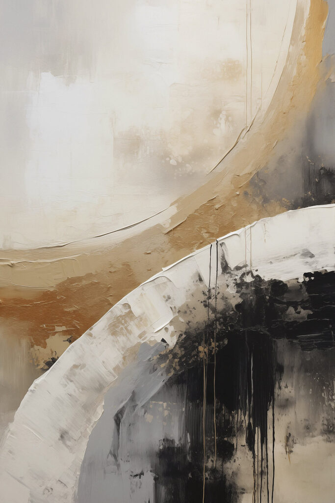 Abstract forms in muted tones Abstract forms in muted tones
