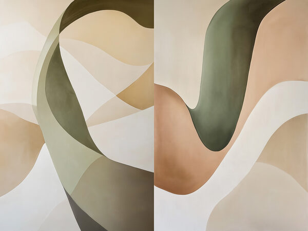 Two images of a painting Two images of a painting
