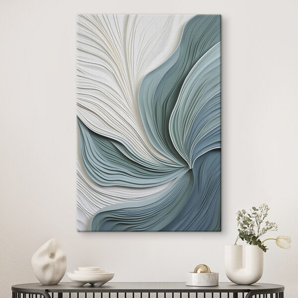 Gentle waves of paper art Gentle waves of paper art