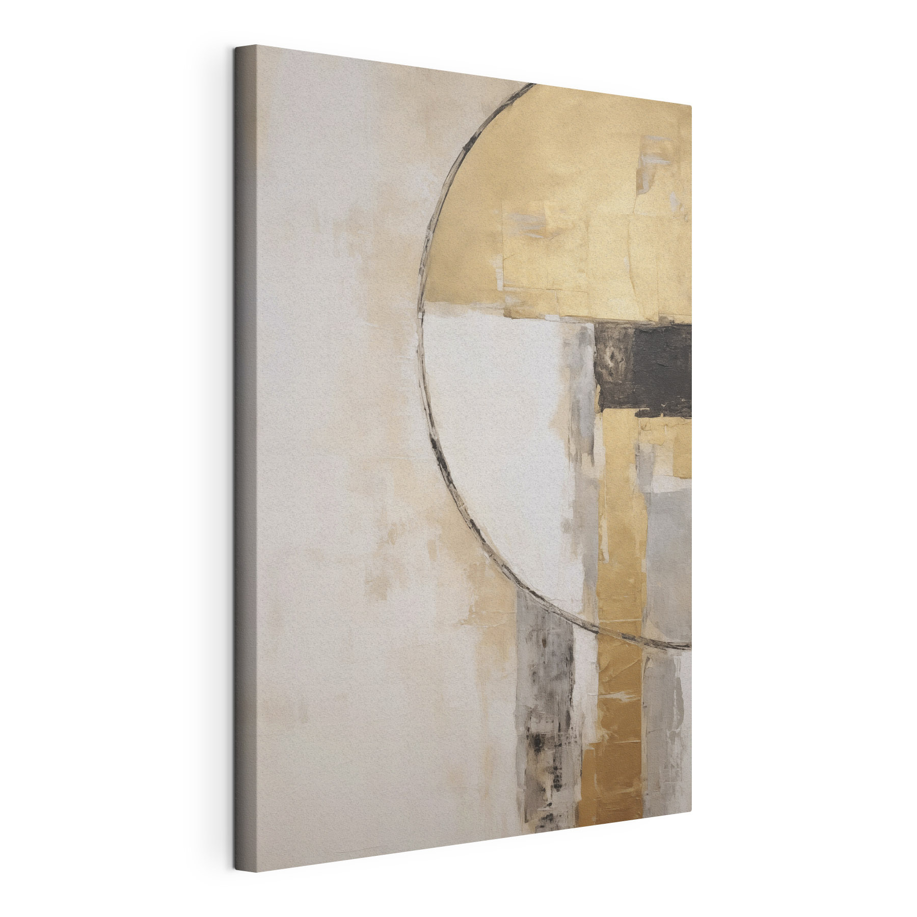 Painting of a circle and a circle Painting of a circle and a circle