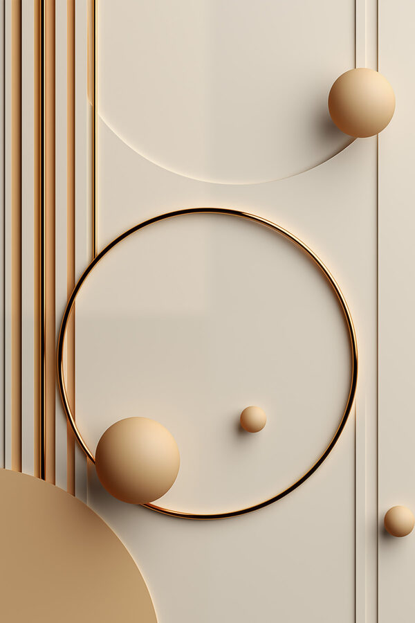 Soft shapes create a harmonious design Soft shapes create a harmonious design