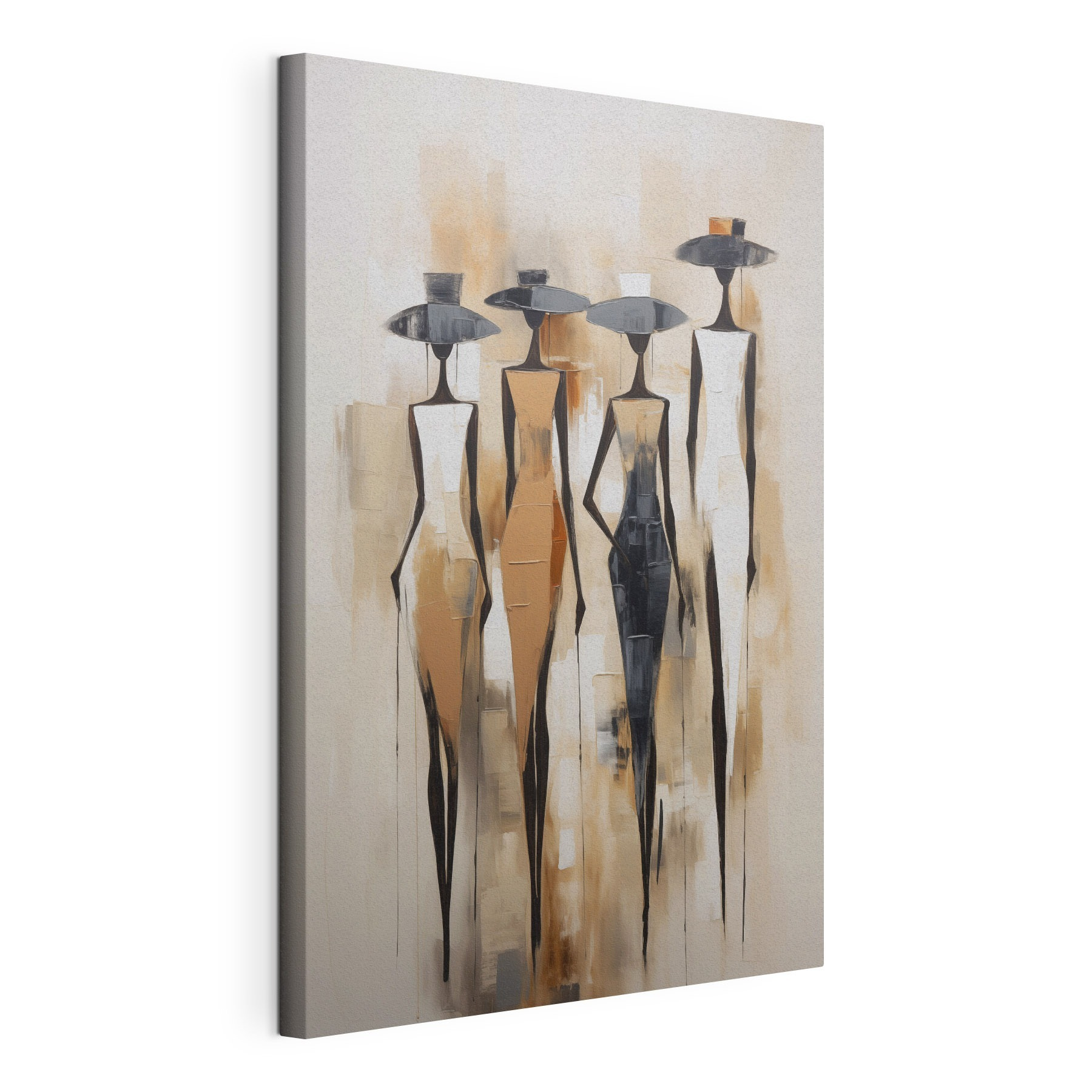 Painting of women in different colors Painting of women in different colors