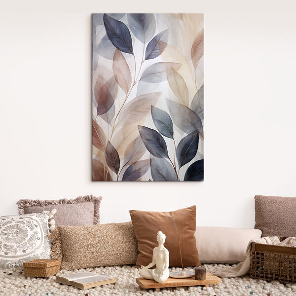 Elegant leaves in soft tones Elegant leaves in soft tones