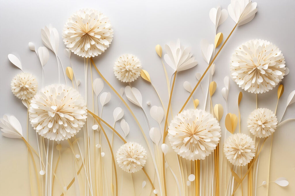 - Delicate blossoms in soft colors - Delicate blossoms in soft colors