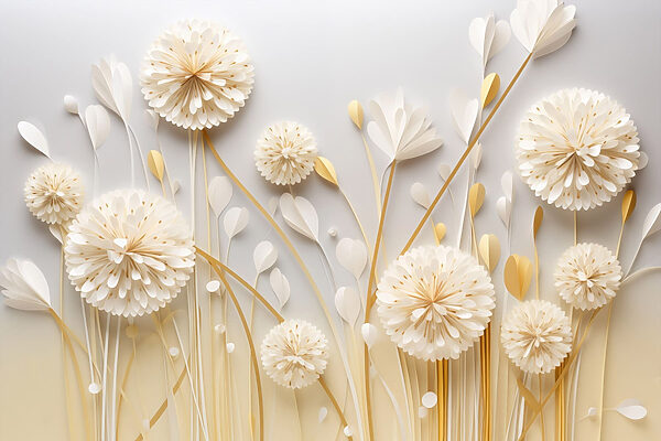 - Delicate blossoms in soft colors - Delicate blossoms in soft colors