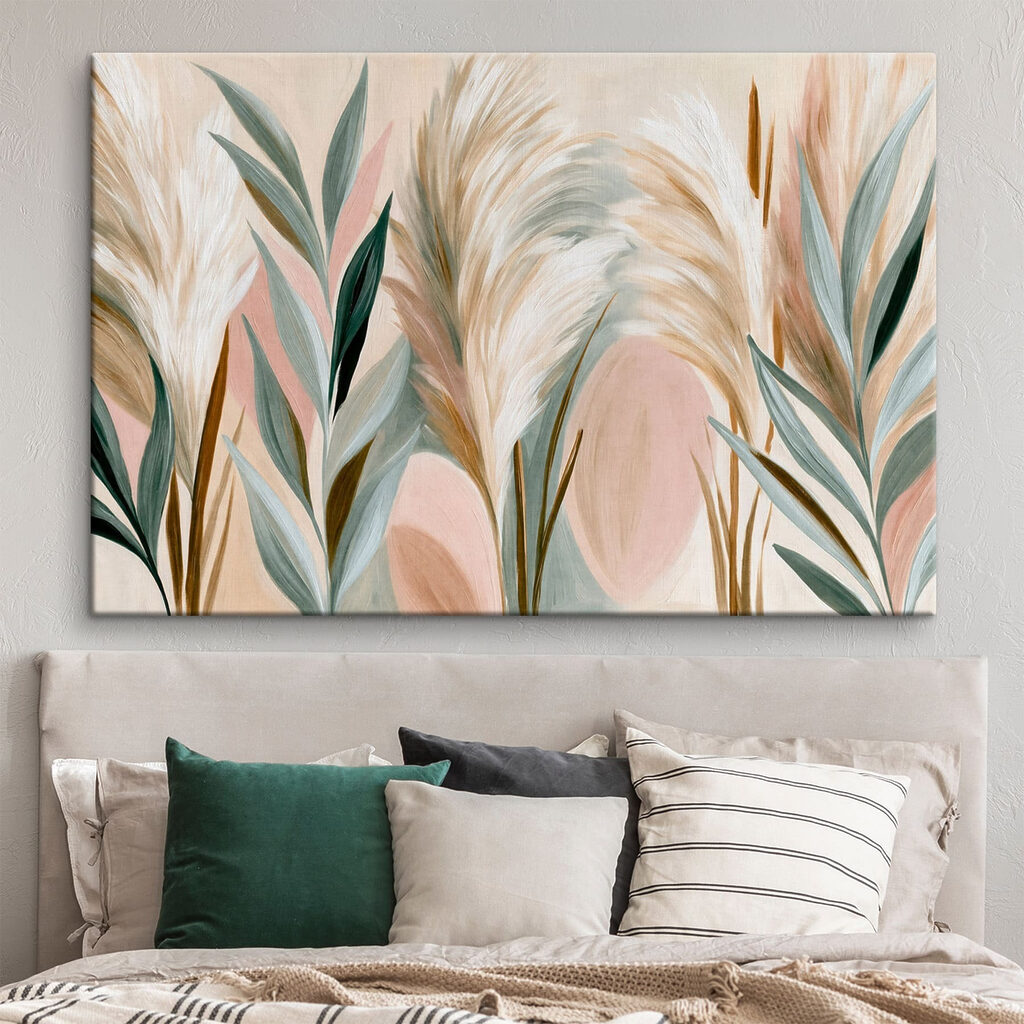 Painting of plants with leaves Painting of plants with leaves