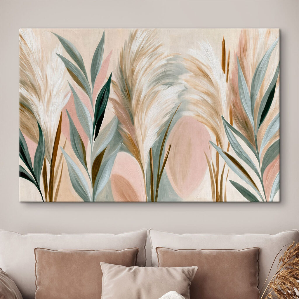 Painting of plants with leaves Painting of plants with leaves