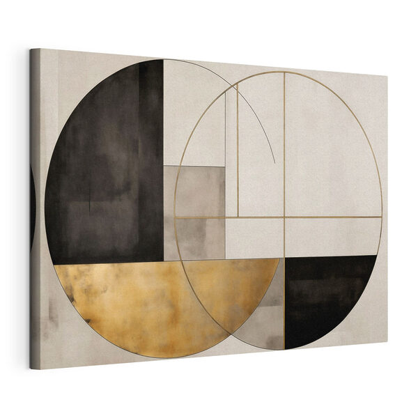 Painting of a circle and a circle Painting of a circle and a circle