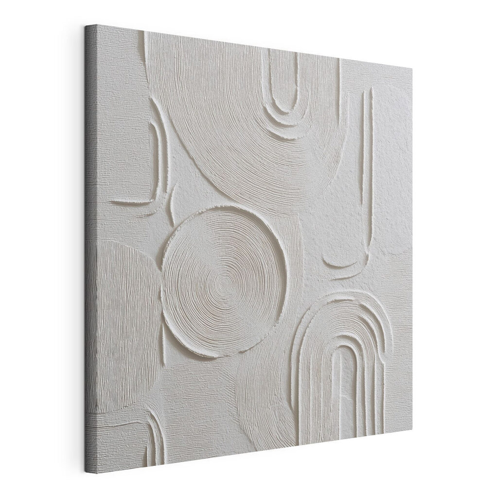 White and grey art White and grey art