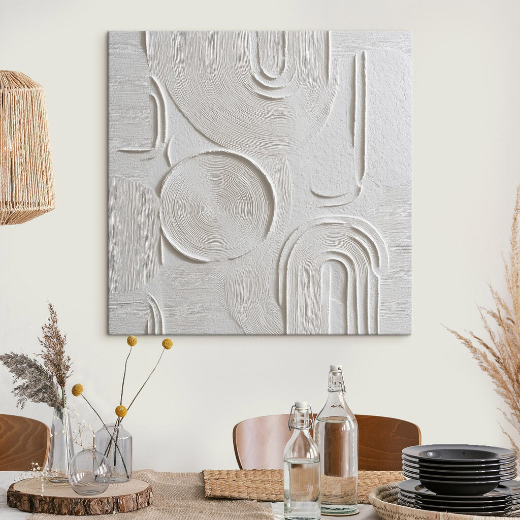 White and grey art White and grey art