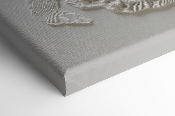 White fabric with a wavy pattern White fabric with a wavy pattern
