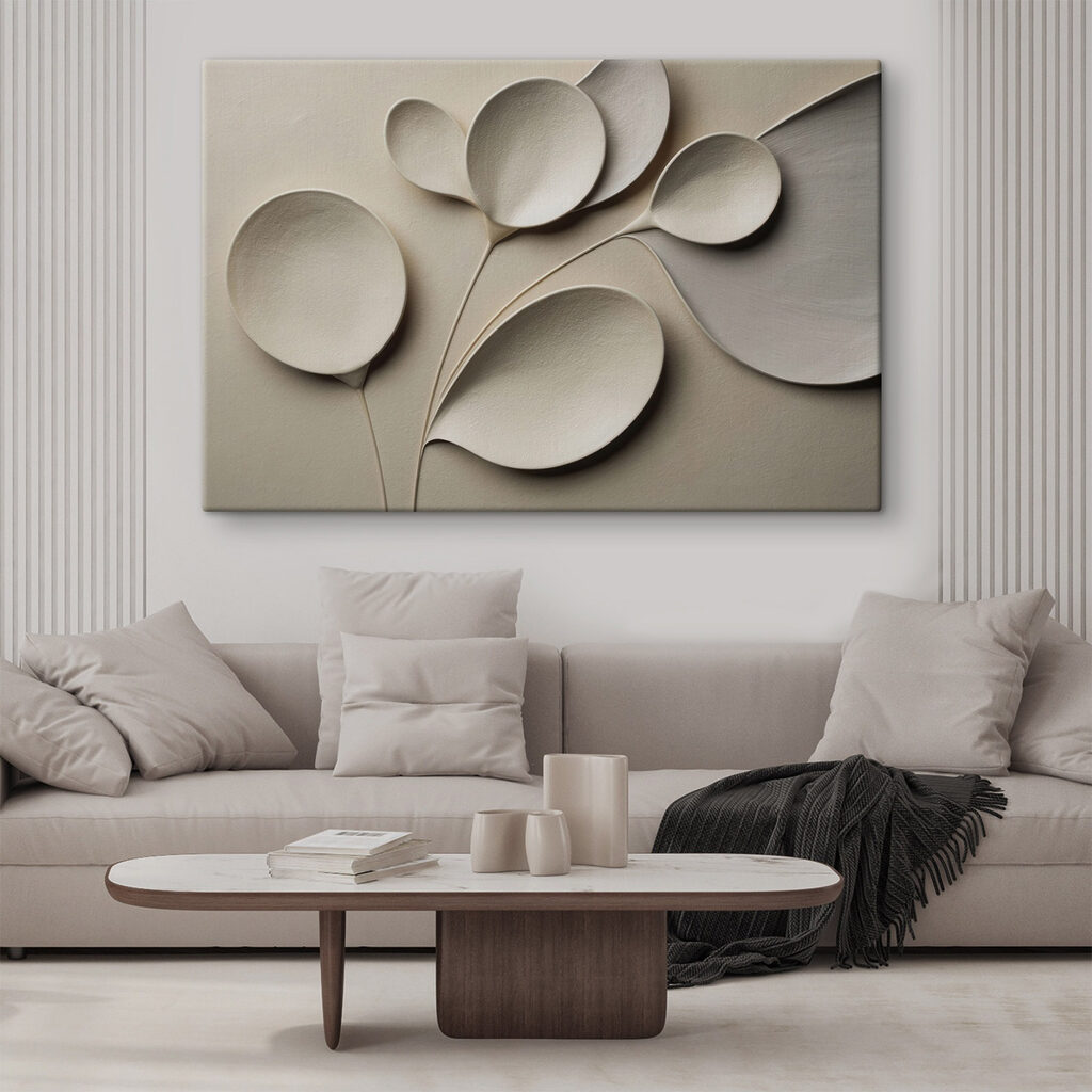 Group of white spoons