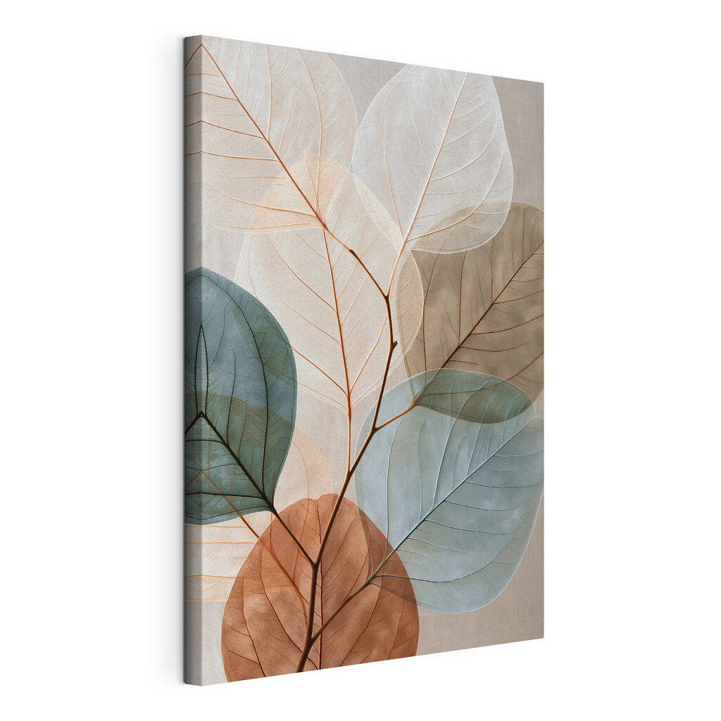 Delicate leaves in soft colors Delicate leaves in soft colors