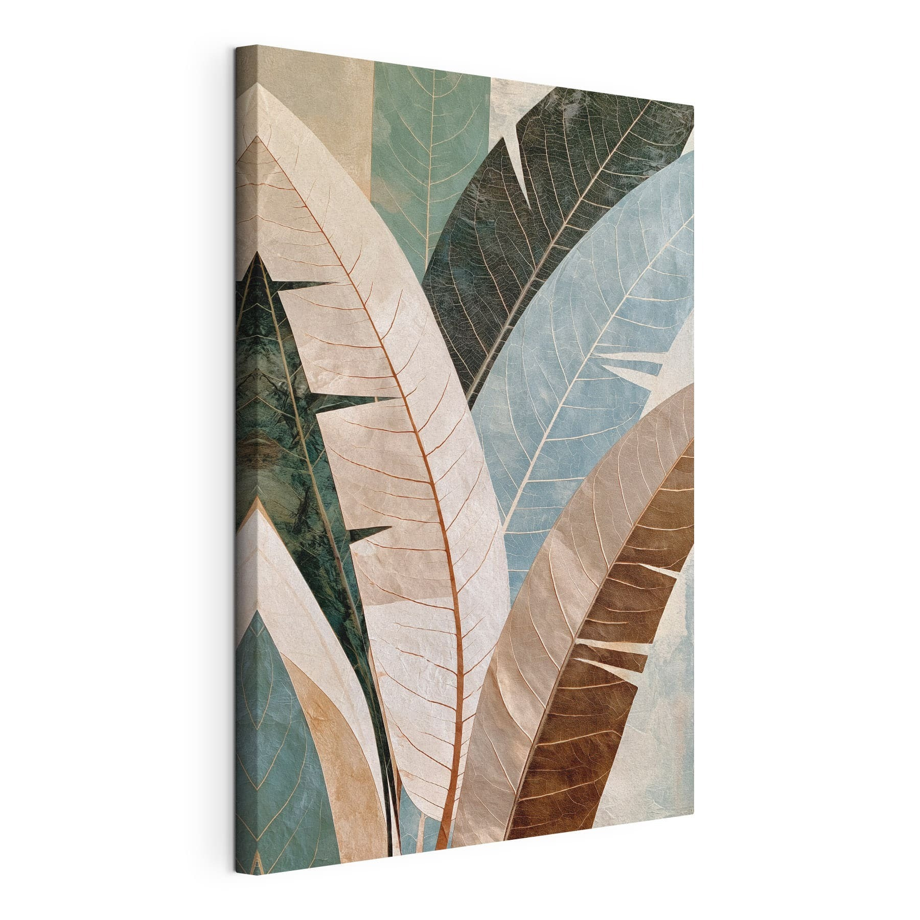 Soft leaves in soothing colors Soft leaves in soothing colors