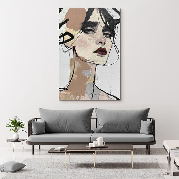 Painting of a woman Painting of a woman