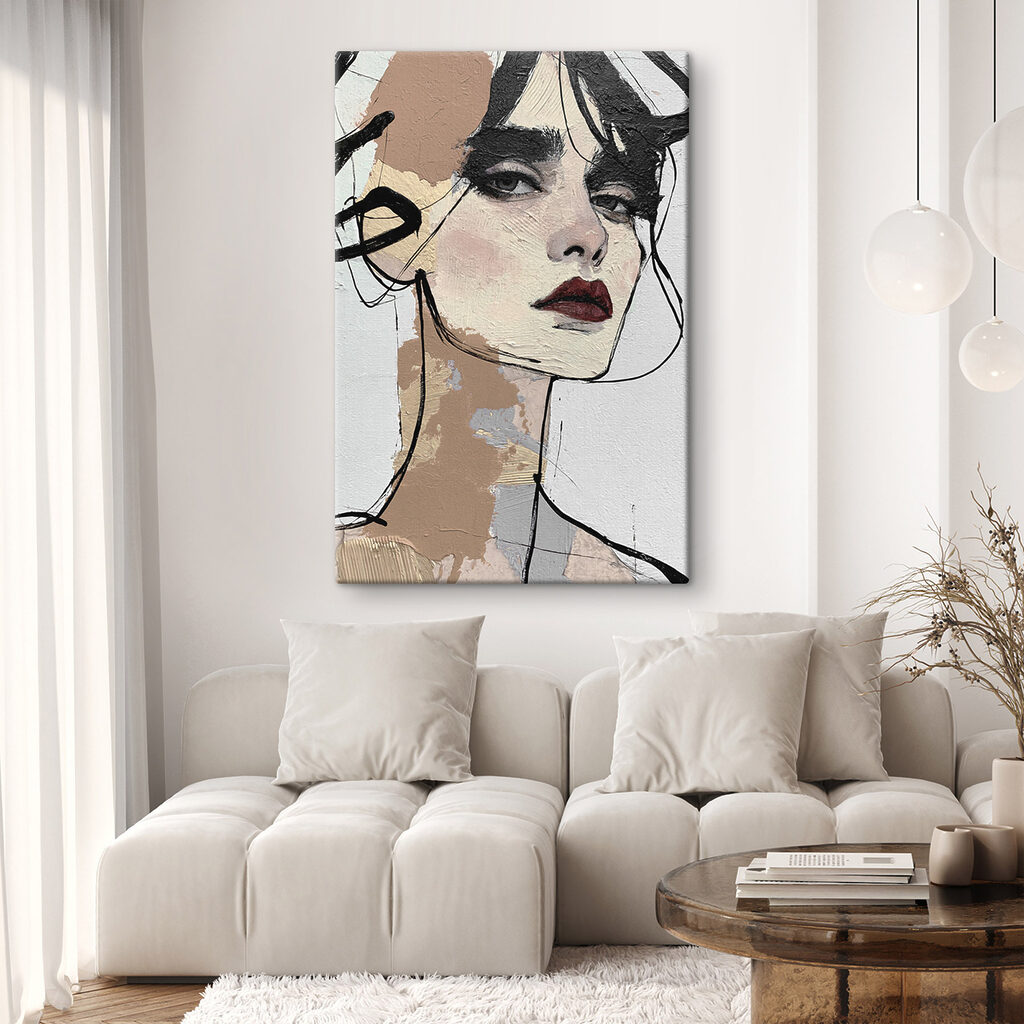 Painting of a woman Painting of a woman
