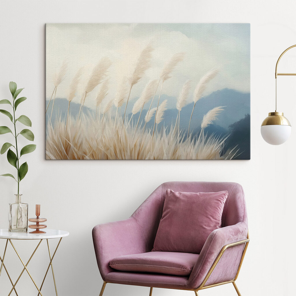 Soft grasses dance in the breeze Soft grasses dance in the breeze