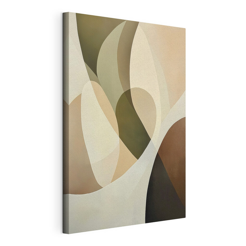 Fluid shapes in soft earth tones Fluid shapes in soft earth tones