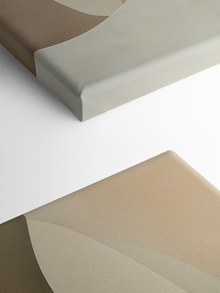 Fluid shapes in soft earth tones Fluid shapes in soft earth tones