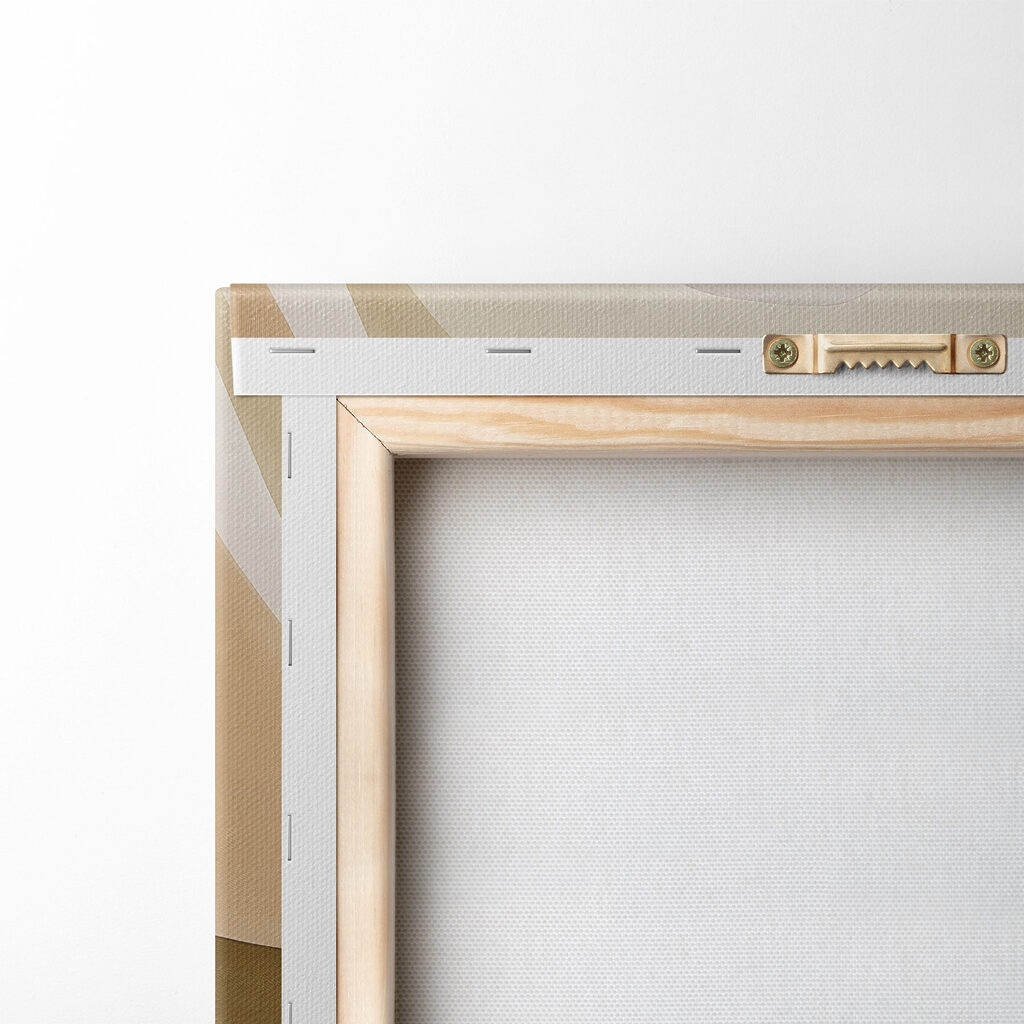 - Soft curves in earthy tones