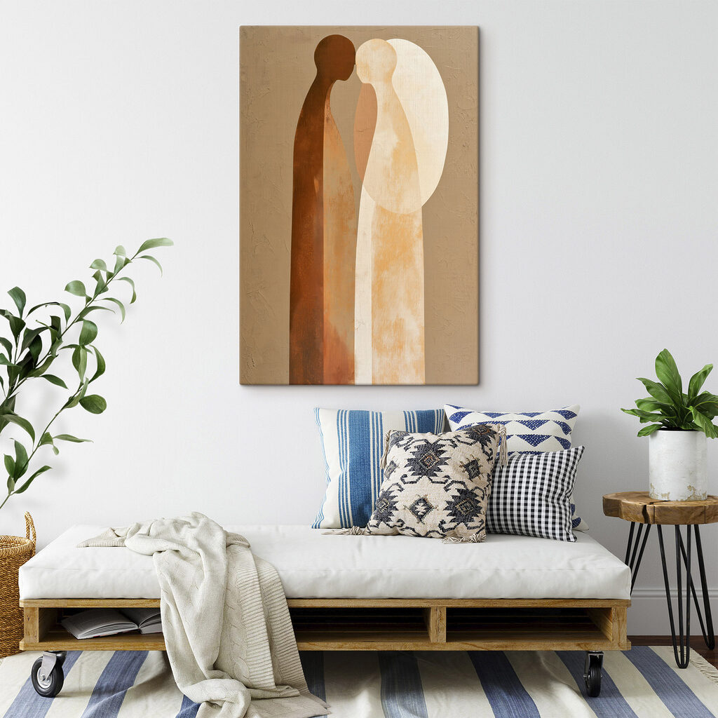 Painting of a couple of shapes Painting of a couple of shapes