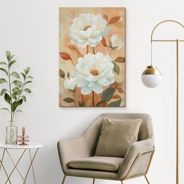 Delicate blooms in soft hues