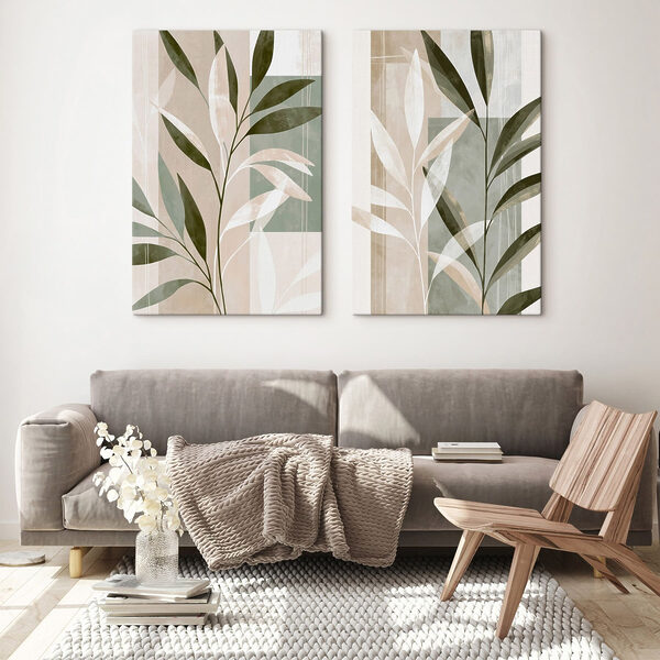 Calming botanical design for any space Calming botanical design for any space