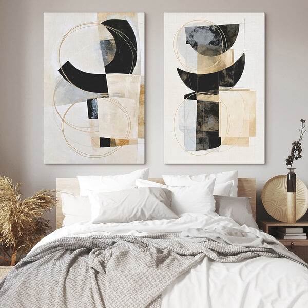 Painting of a couple of circles and a couple of circles Painting of a couple of circles and a couple of circles