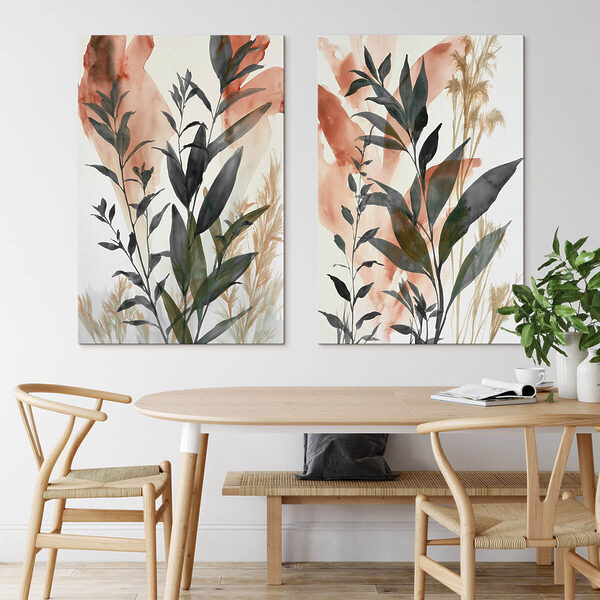 Painting of plants with leaves Painting of plants with leaves