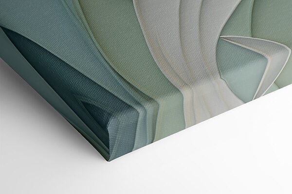 Soft curves in serene colors Soft curves in serene colors