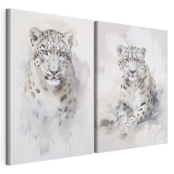 Painting of a leopard Painting of a leopard