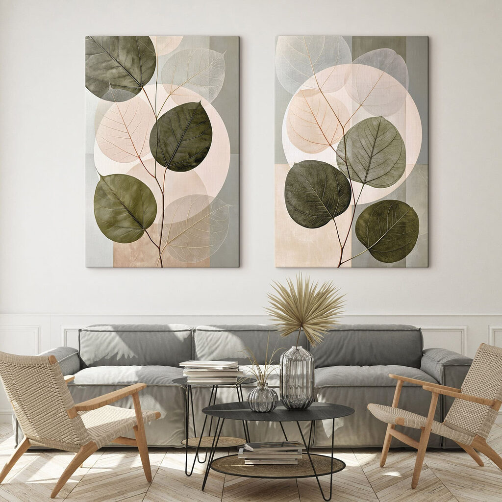 Gentle tones of natural greenery