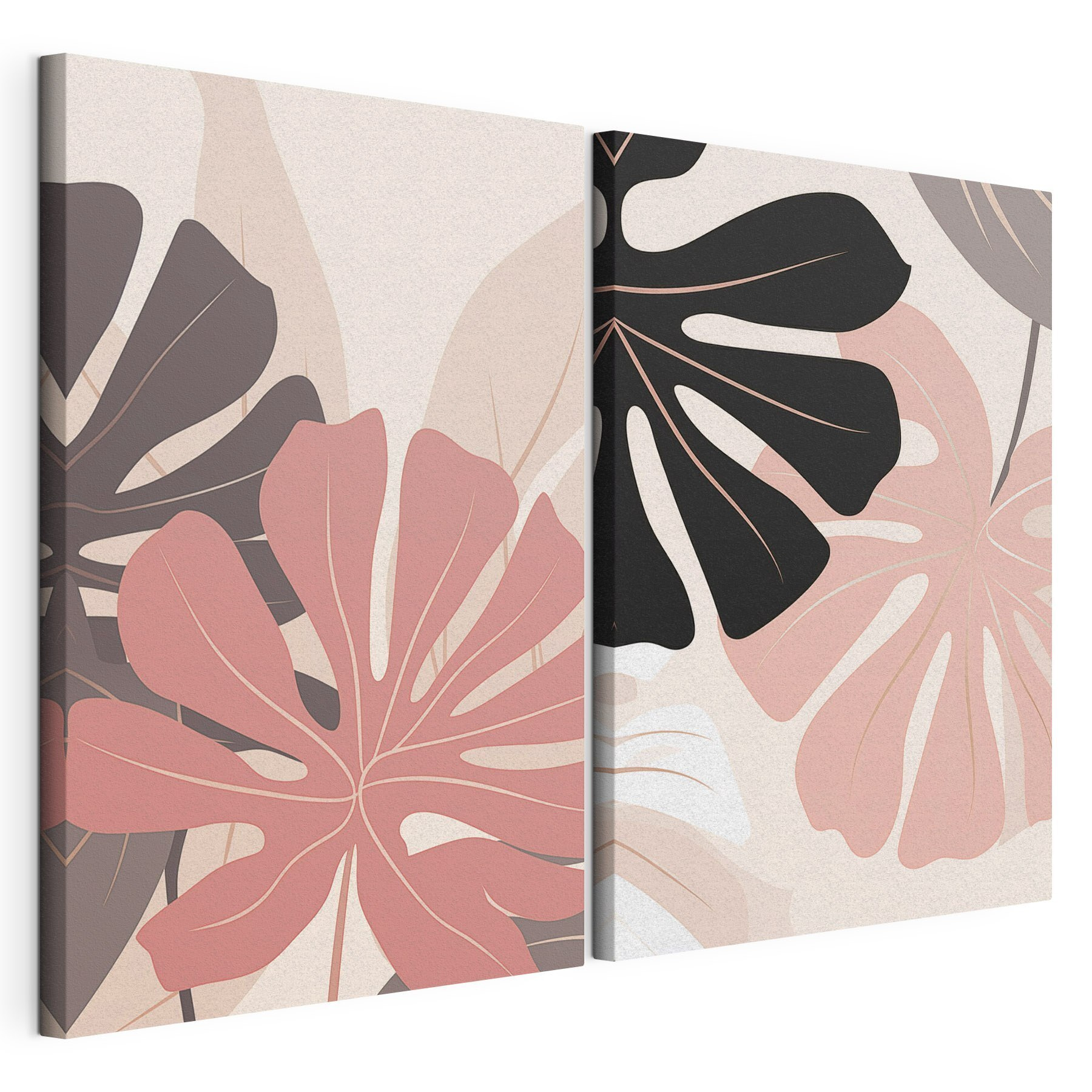 Elegant leaves in soft hues Elegant leaves in soft hues