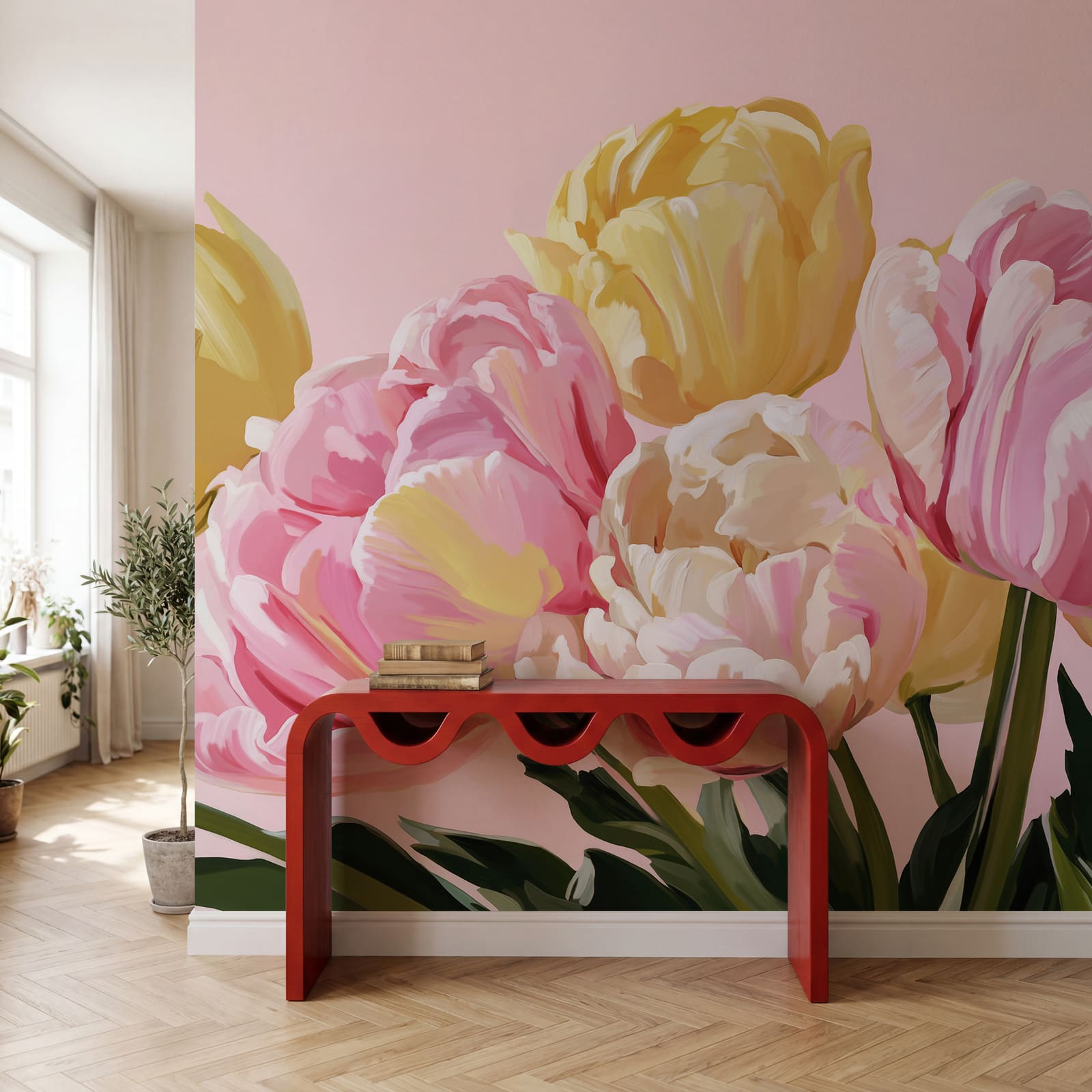 Splendidi fiori dai colori tenui