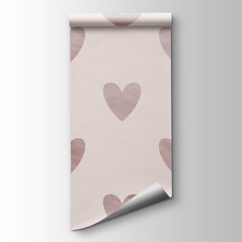 Pattern of hearts on a white background Pattern of hearts on a white background
