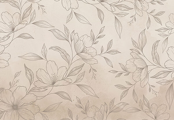 Delicate floral design on soft background Delicate floral design on soft background