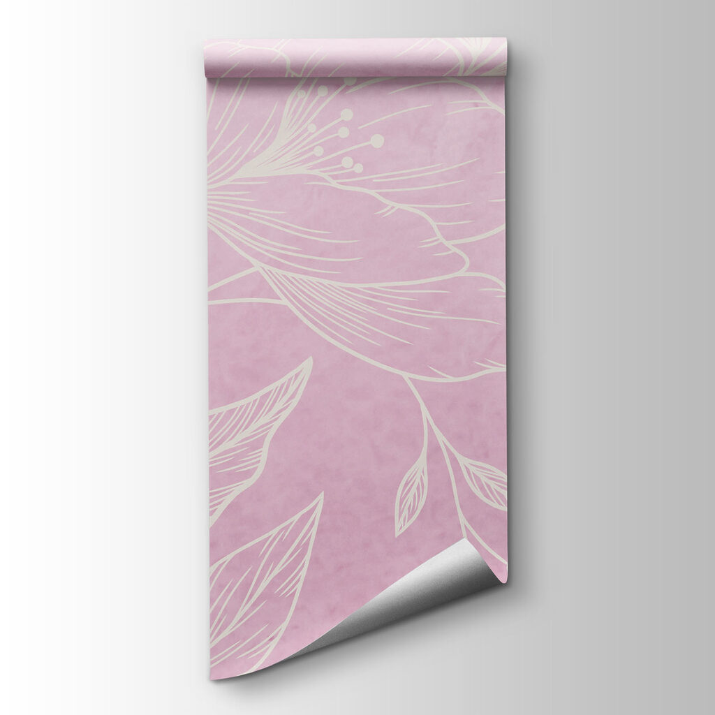 Pink and white floral pattern Pink and white floral pattern