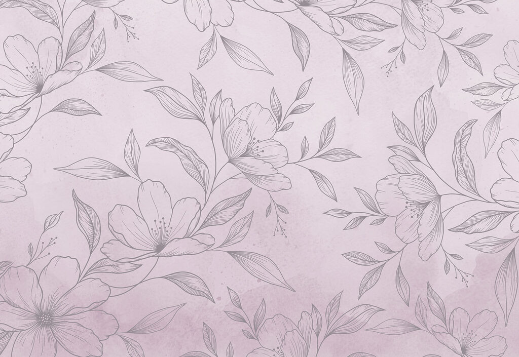 Delicate florals in soft hues Delicate florals in soft hues