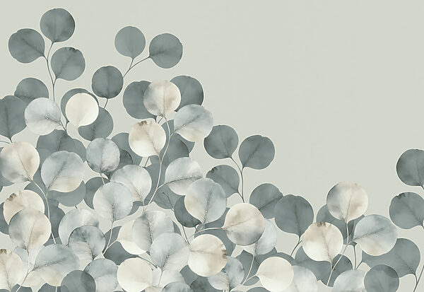 Calm leaves in soft hues