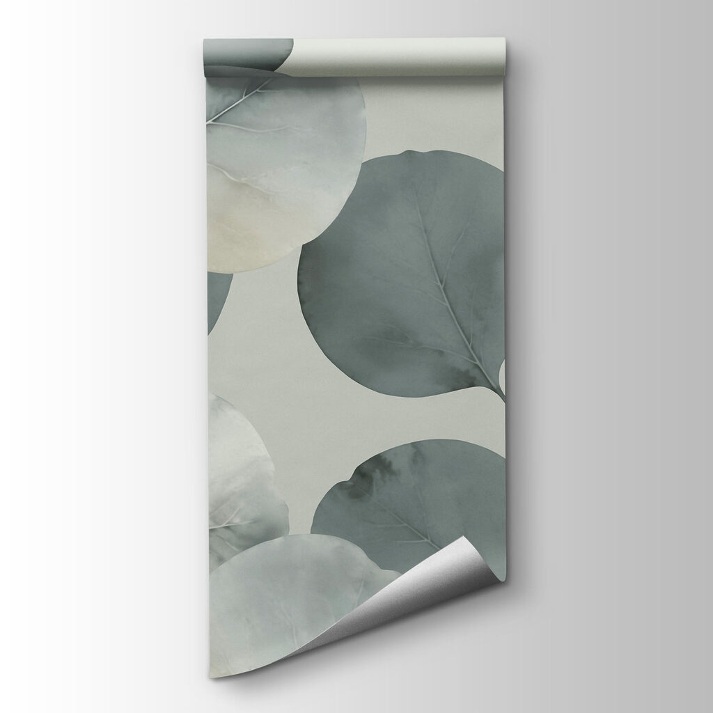 Calm leaves in soft hues
