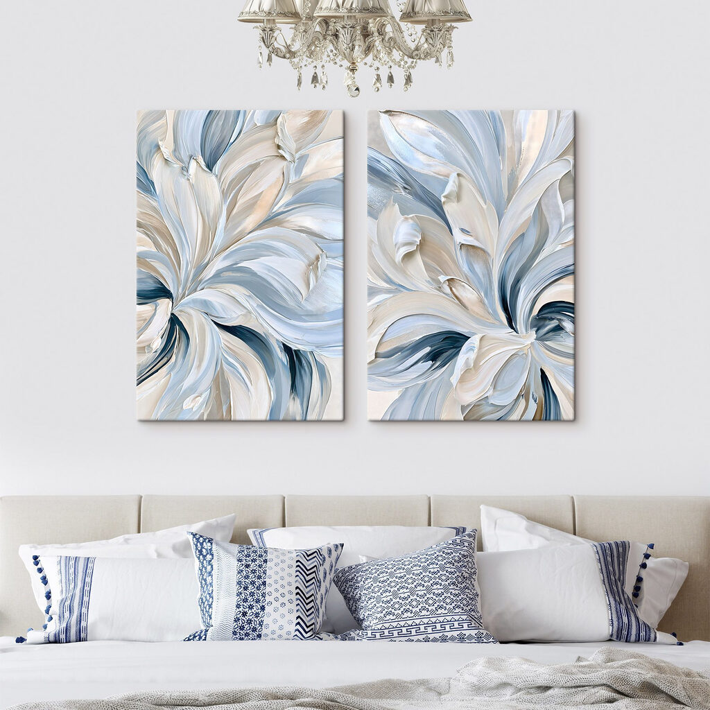 - Swirling soft shades of blue - Swirling soft shades of blue
