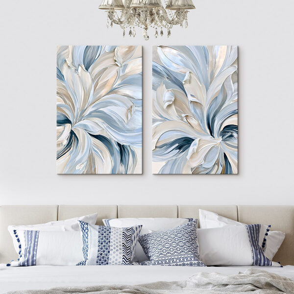 - Swirling soft shades of blue - Swirling soft shades of blue