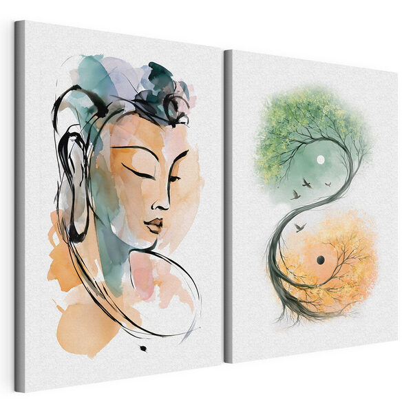 Drawing of a woman and a tree Drawing of a woman and a tree