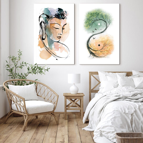 Drawing of a woman and a tree Drawing of a woman and a tree