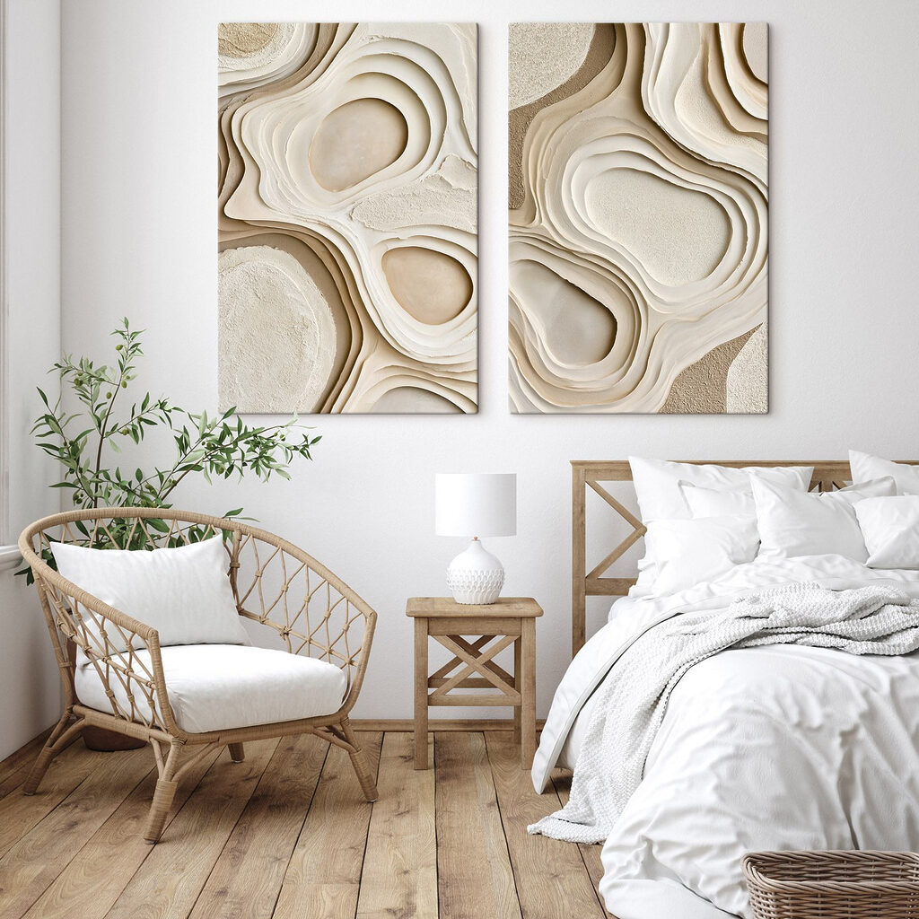 Organic shapes and flowing lines blend Organic shapes and flowing lines blend