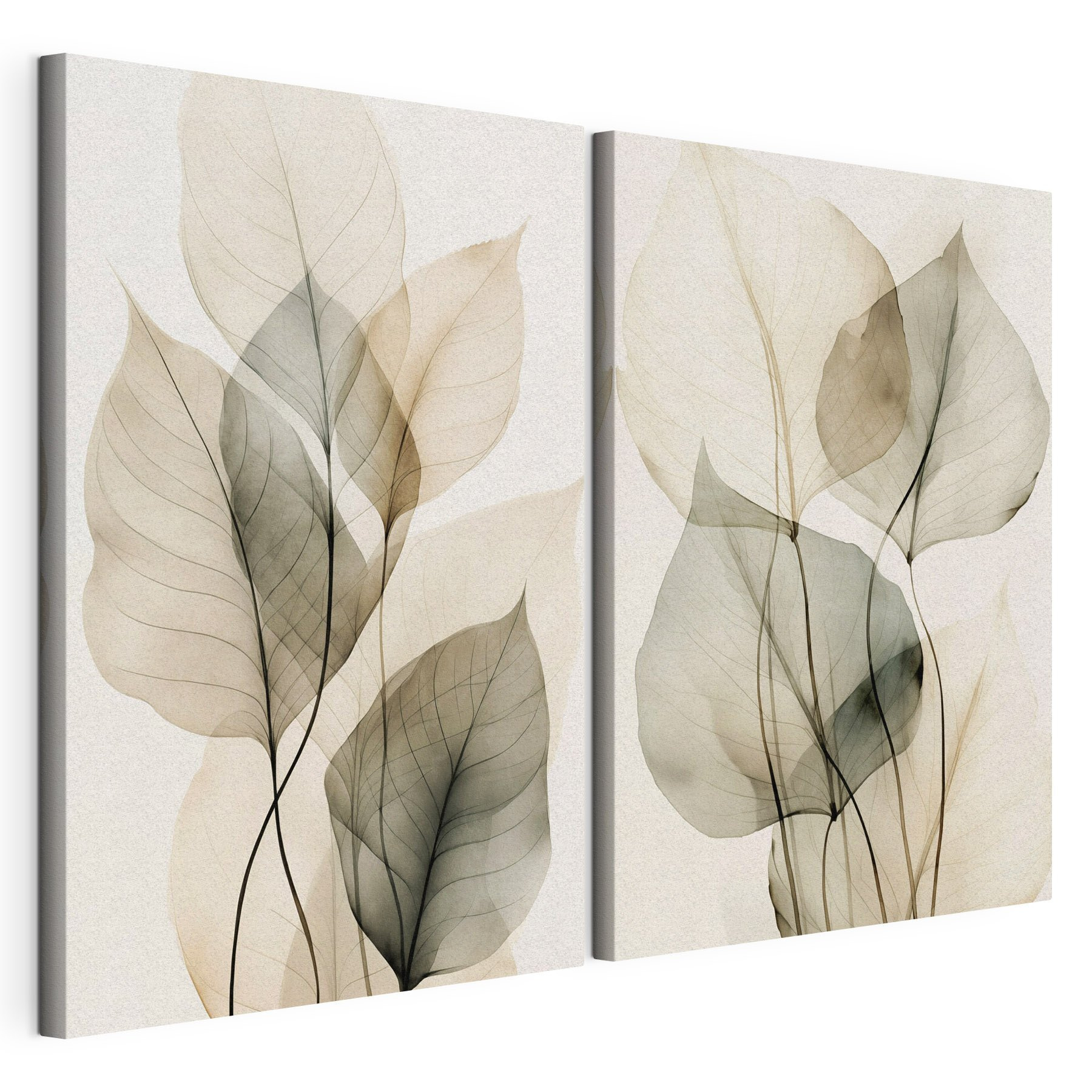 Whispering shades of delicate leaves Whispering shades of delicate leaves