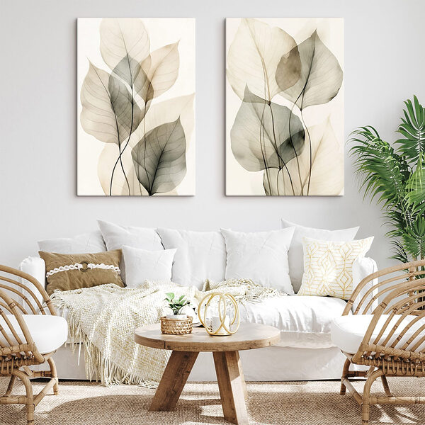 Whispering shades of delicate leaves Whispering shades of delicate leaves