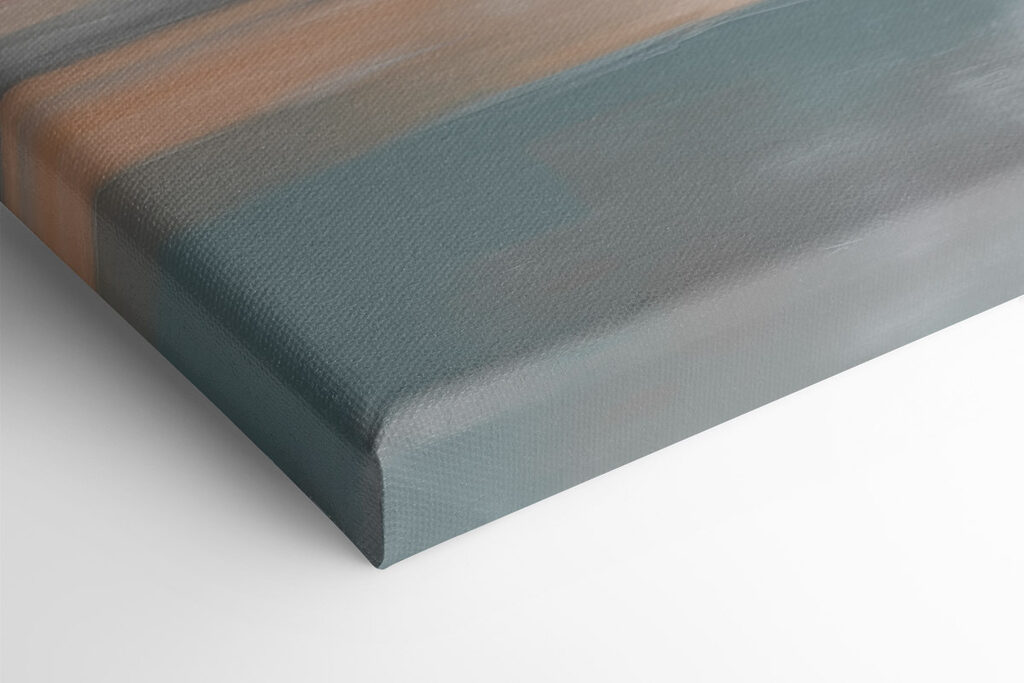Painting of a sunset over a lake Painting of a sunset over a lake